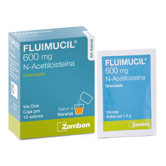 Fluimucil 600 mg 10 Sbs