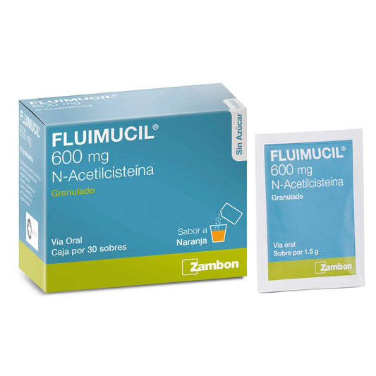 Fluimucil 600 mg 30 Sbs
