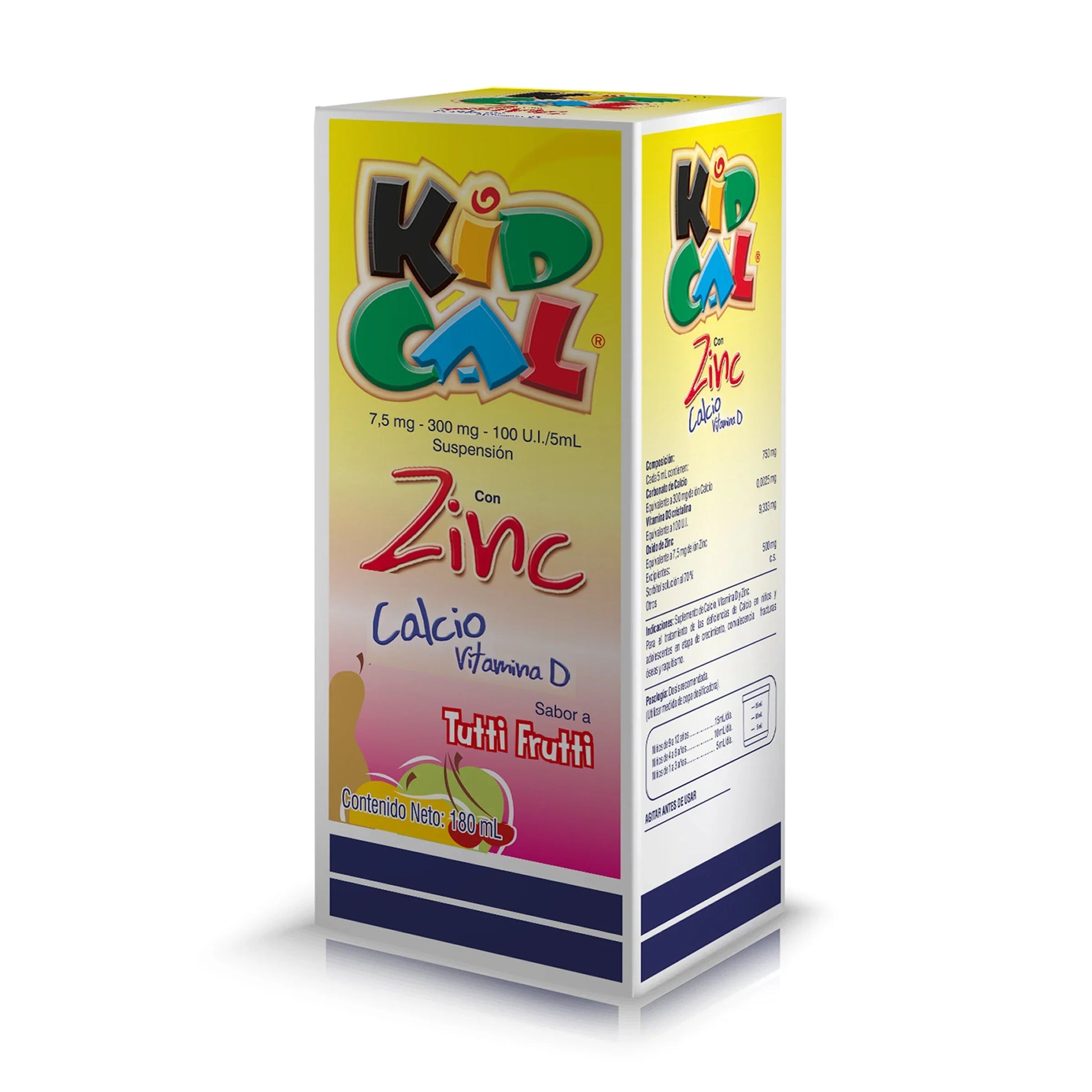 Kidcal Suspensión 180 ml Tutifrutti