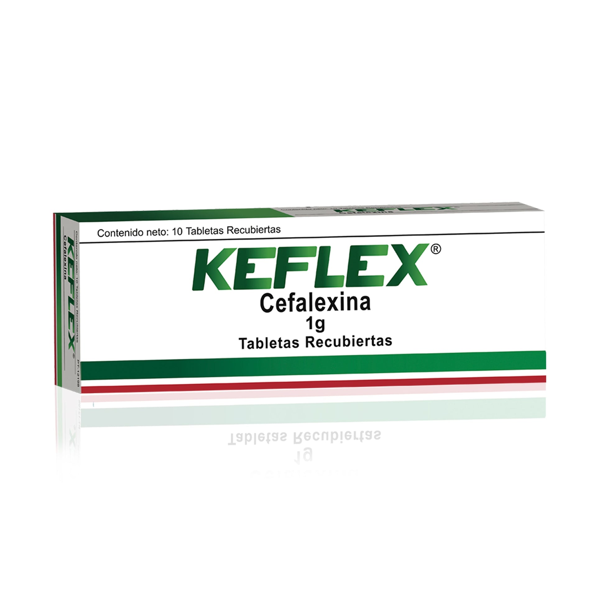 Keflex 1 gr 10 Tabletas (m) (a)