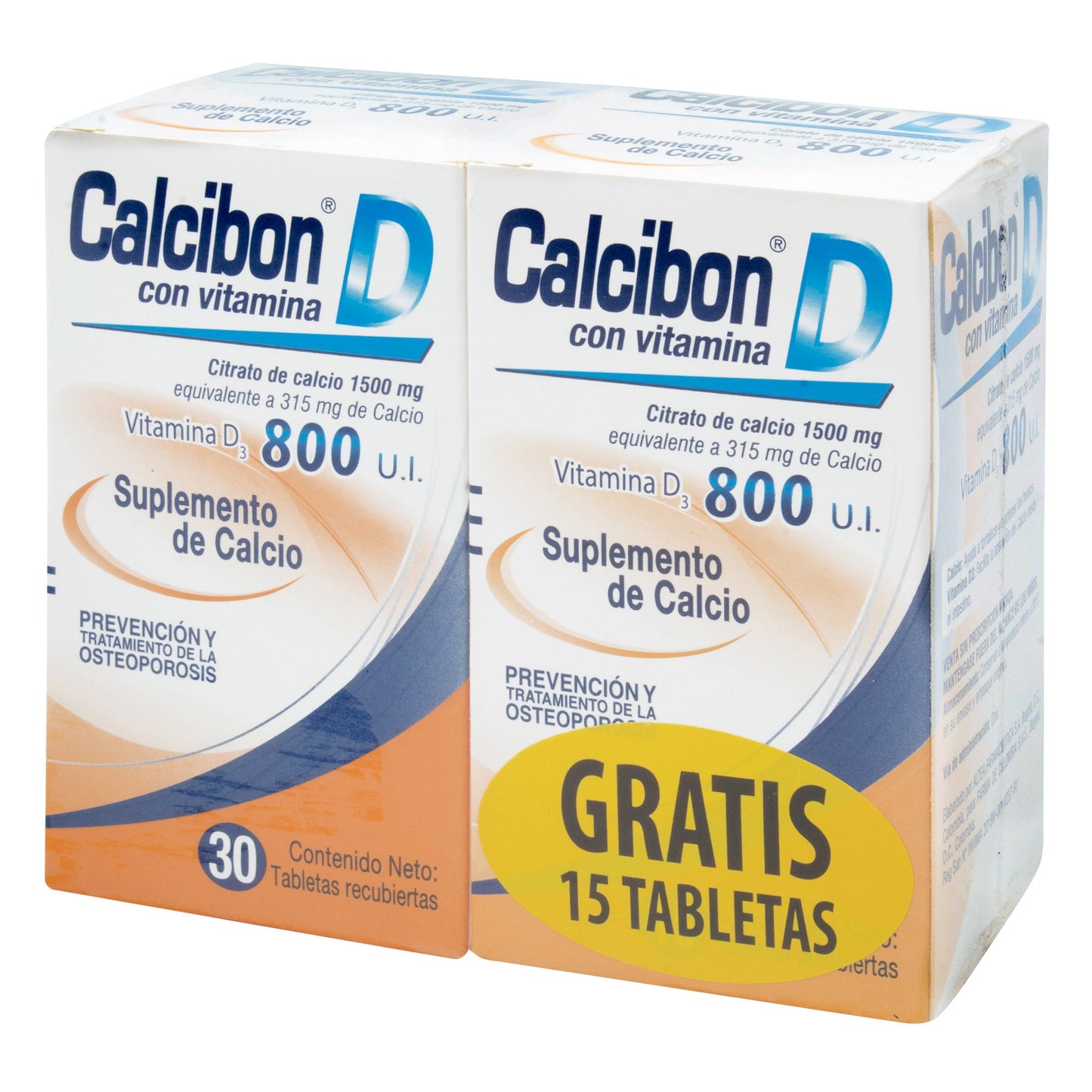 CalcioIBON D 800 UI 30 Tbs grATIS 15 Tbs