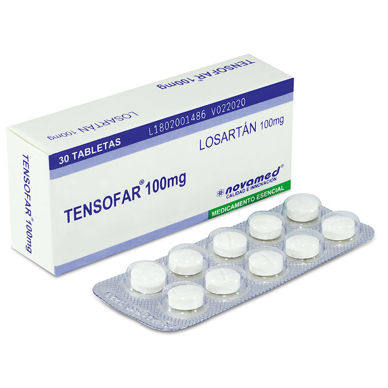 Tensofar 100 mg 30 Tabletas