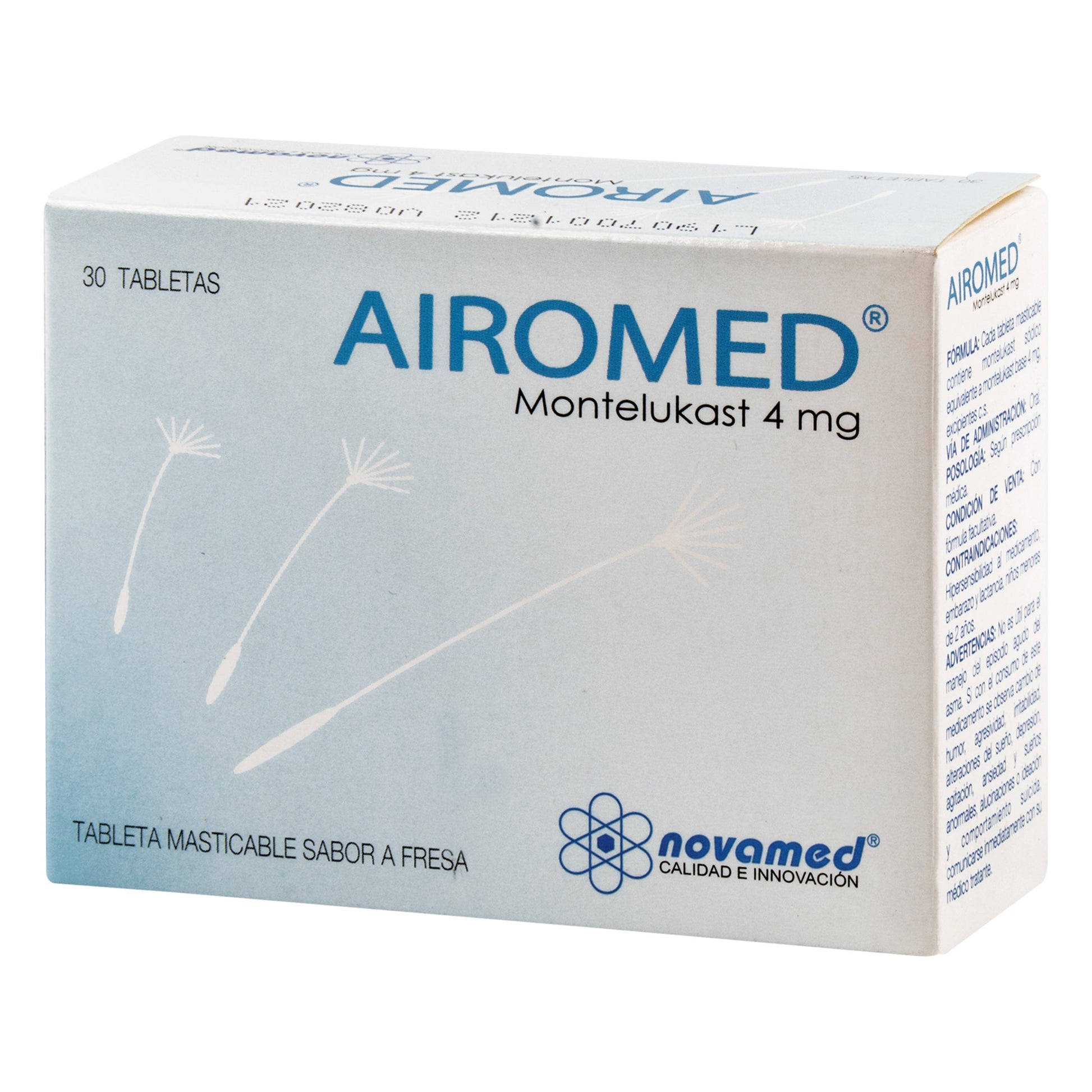 Airomed 4 mg 30 Tabletas