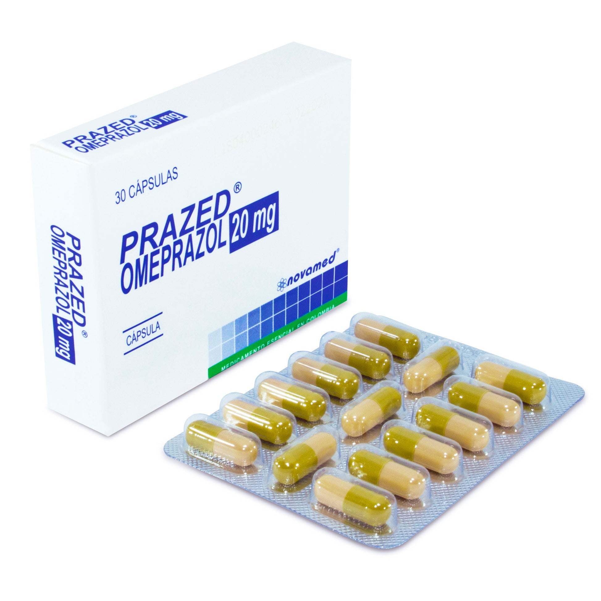Omeprazol Prazed 20 mg 30 Cápsulas
