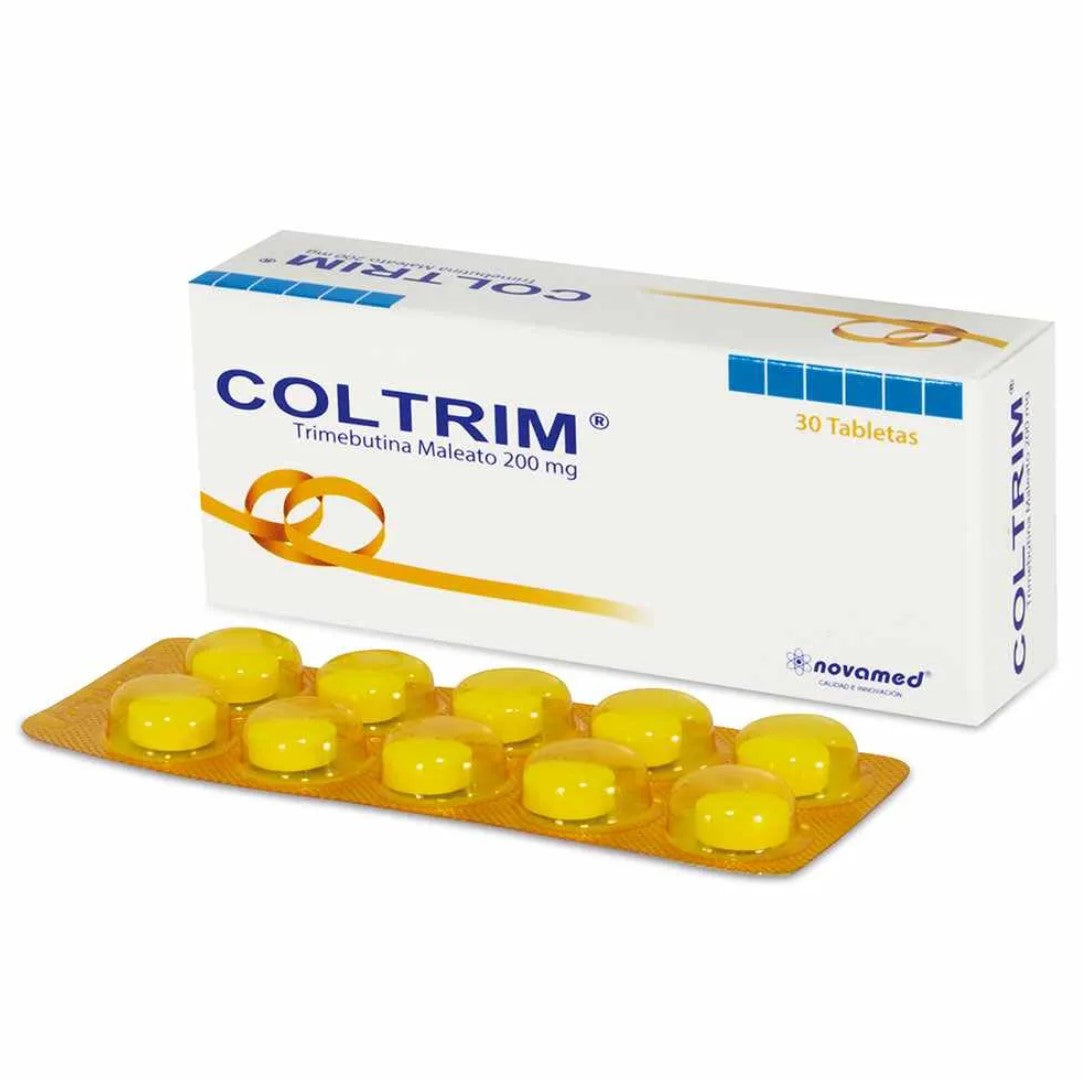 Trimebutina Colirio 200 mg 30 Tabletas