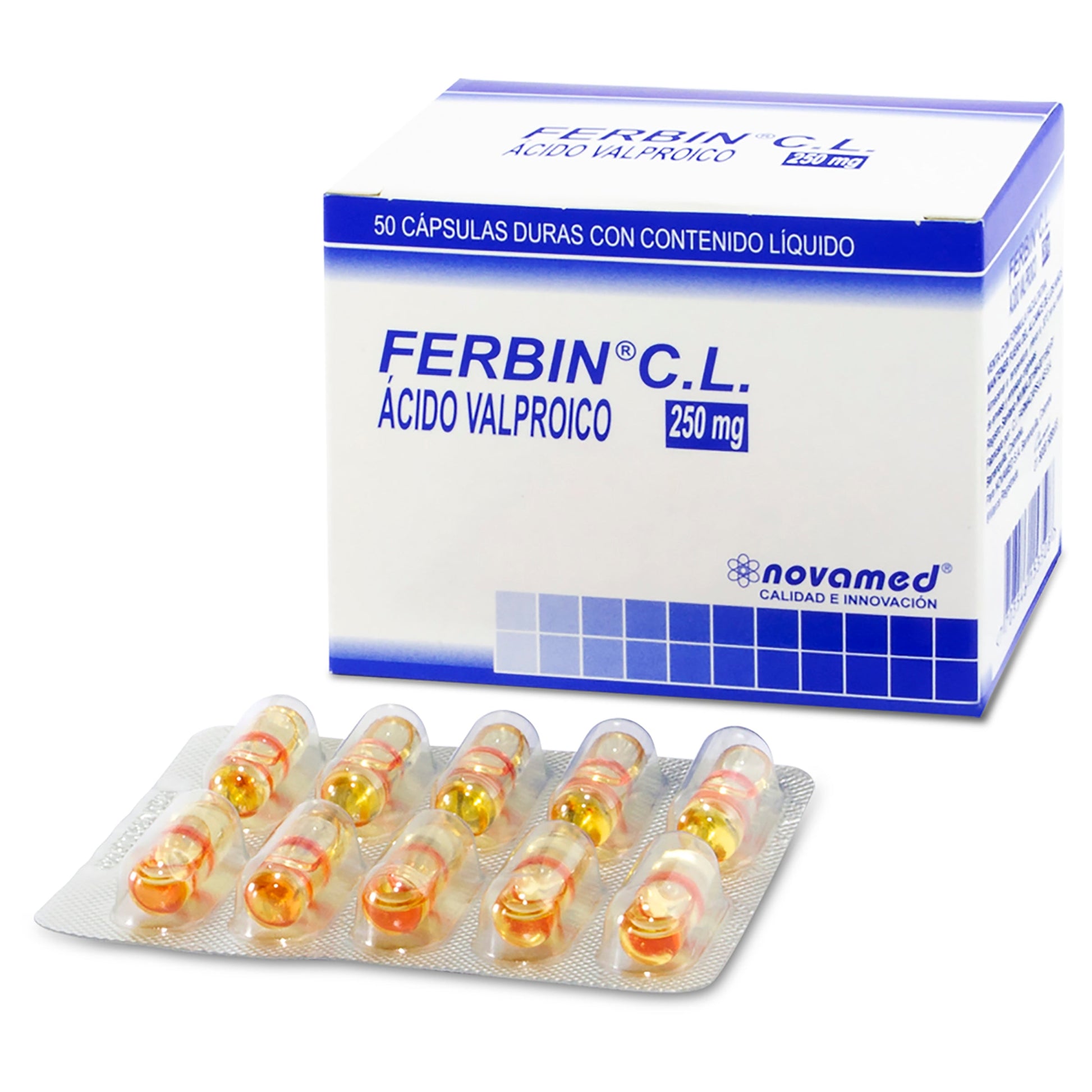 Ferbin Cl 250 mg 50 Cápsulas