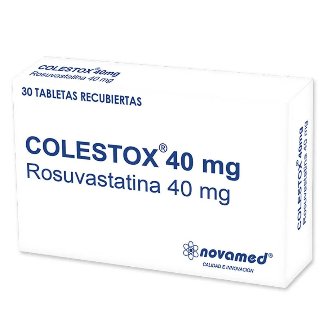 Colestox Rosuvastatina 40 mg 30 Tbs