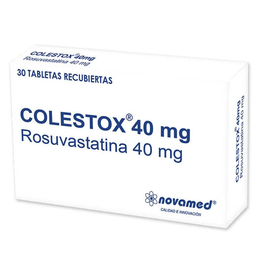 Colestox Rosuvastatina 40 mg 30 Tbs