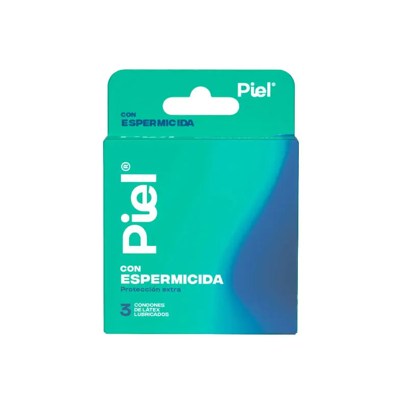 Preservativo/CONDON Piel Espermicida 3 Uds