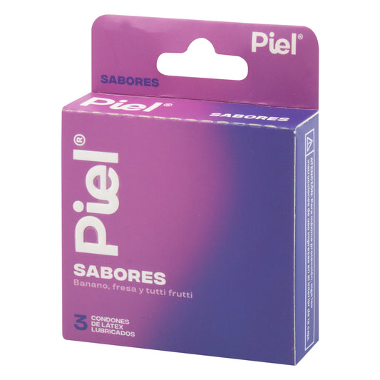 Preservativo/CONDON Piel Sabores 3 Uds