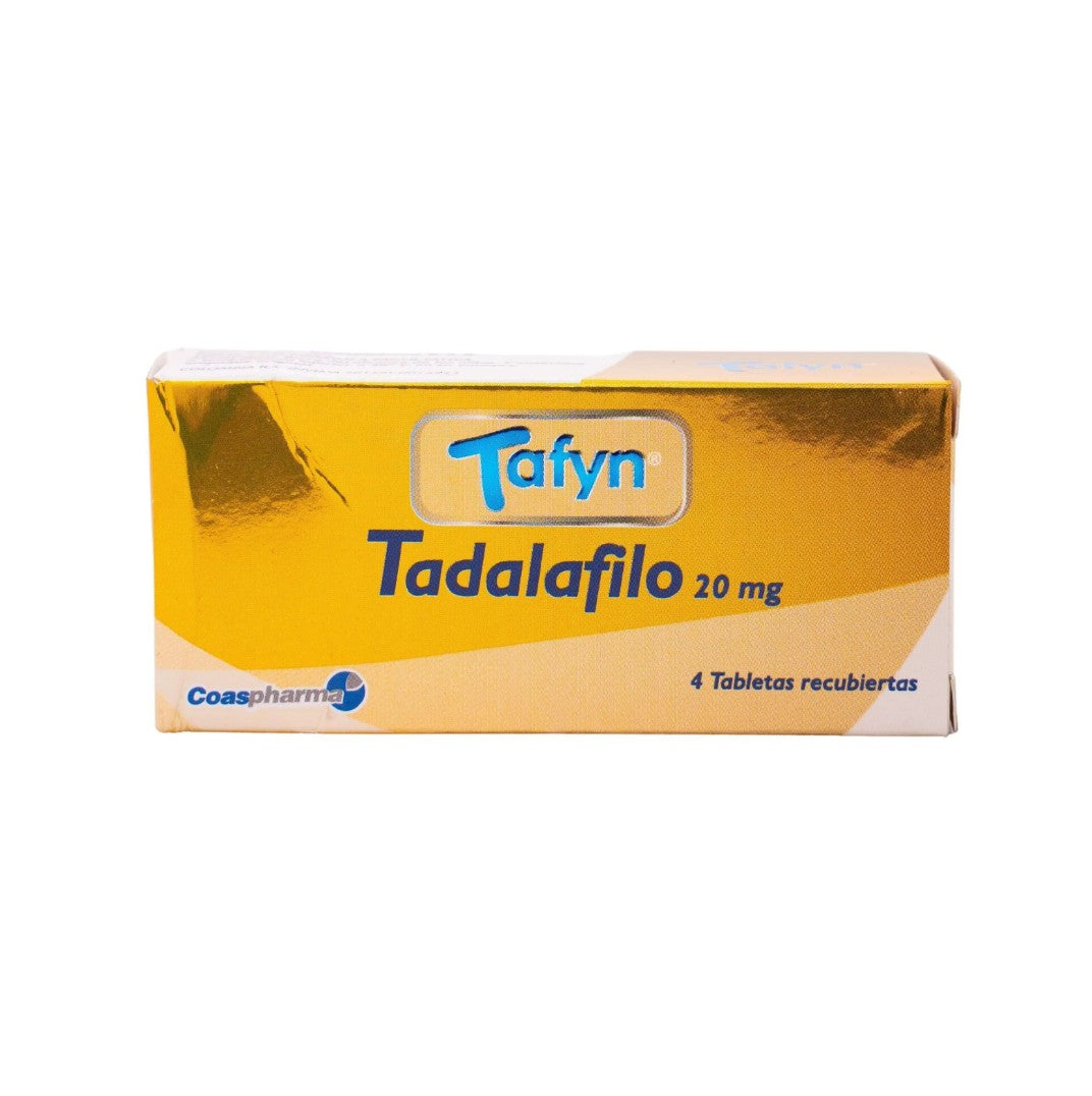 Tafyn Tadalafilo 20 mg X 4