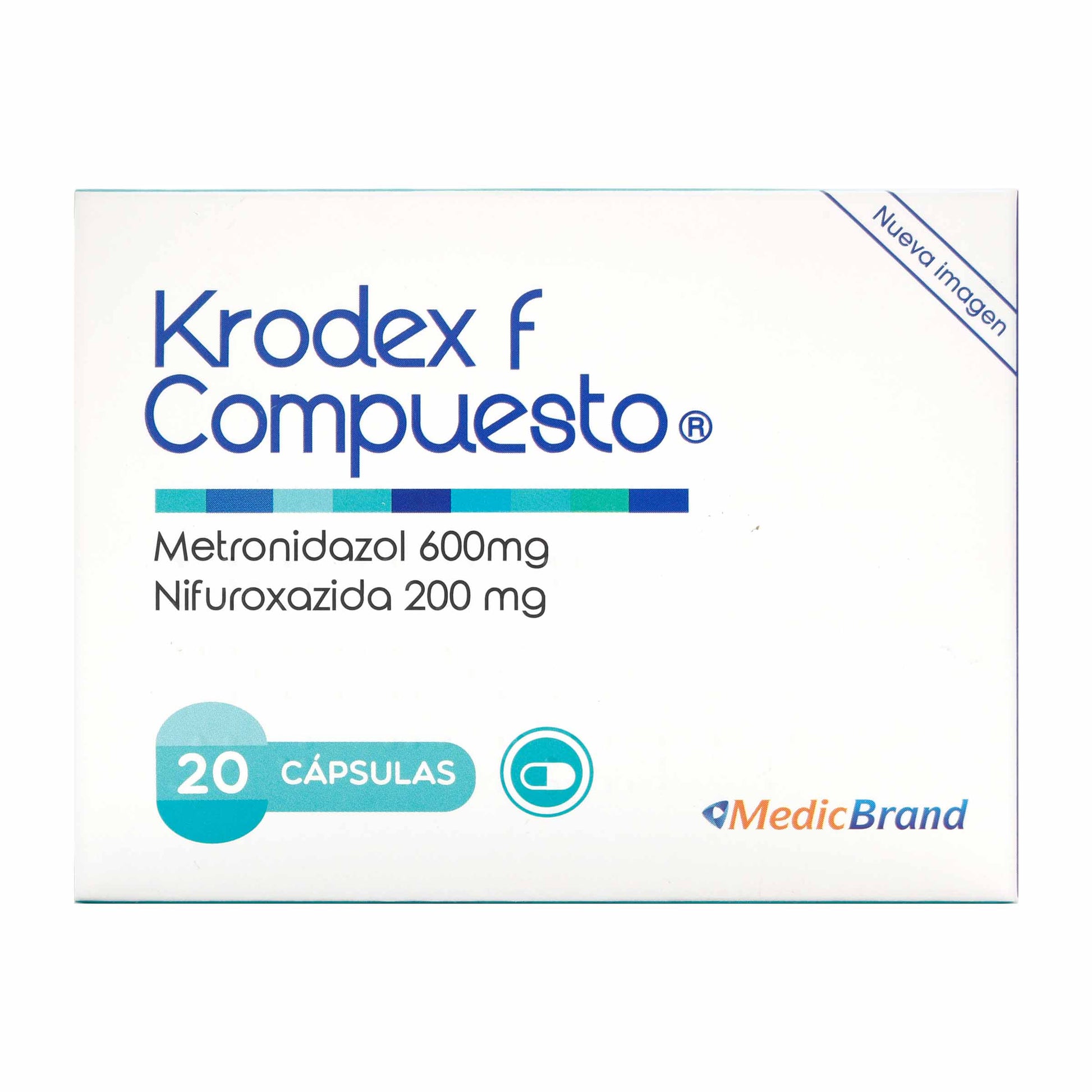 Krodex F Compuesto 20 Cápsulas
