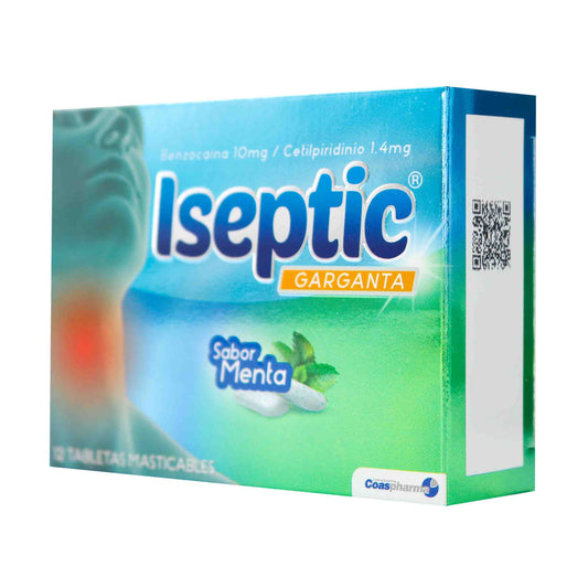 Iseptic Menta X 12 Tableta Mast