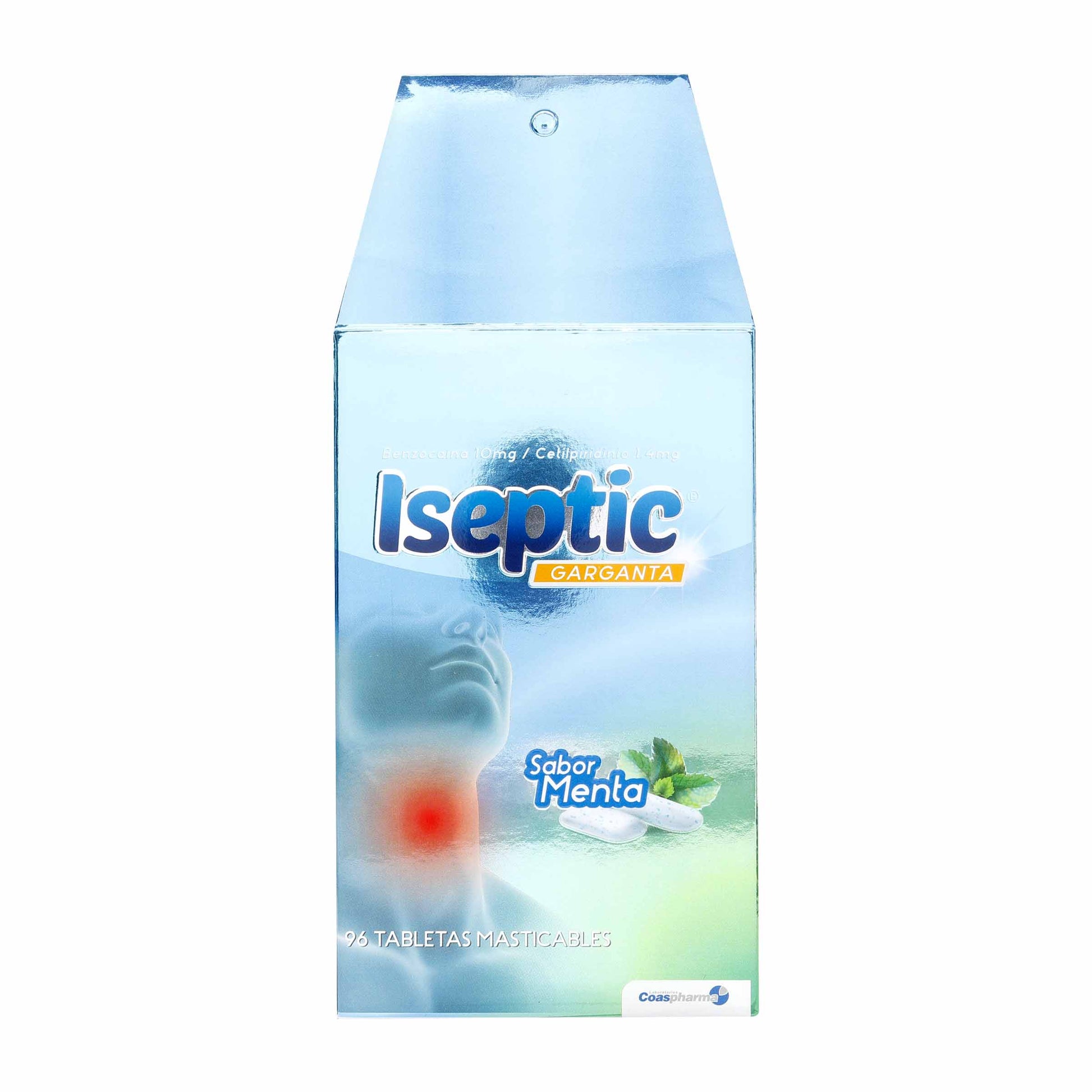 Iseptic gARGANTA Sabor Menta X 96