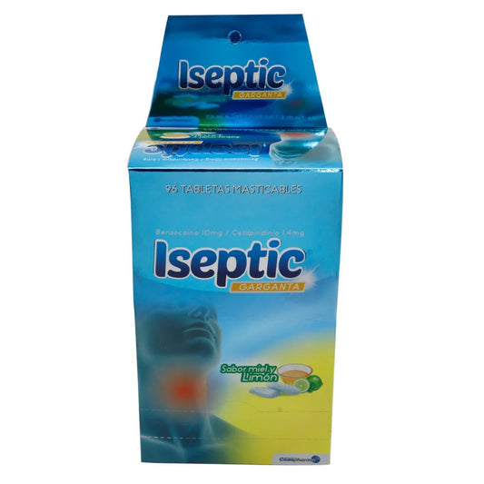 Iseptic gARG X 96 Tableta Mast Miel Limon Co