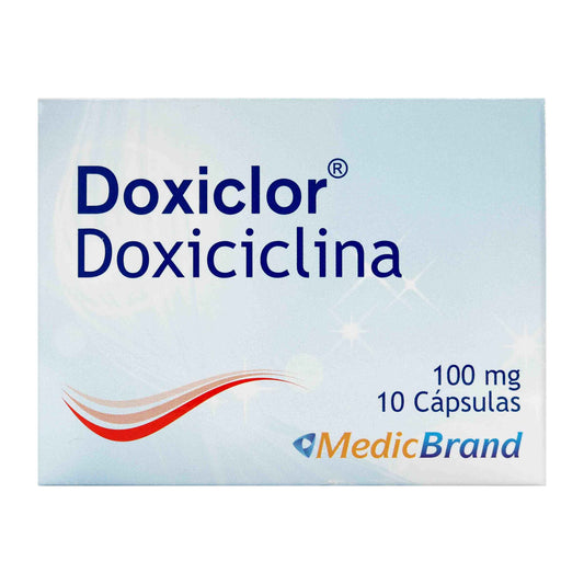 Doxiclor 100 mg 10 Cápsula
