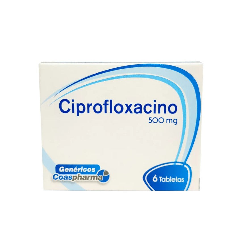 Ciprofloxacino 500 mg 6 Tabletas.PENTACOOP