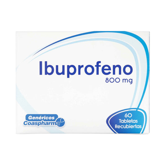 Ibuprofeno 800 mg 60 Tabletas