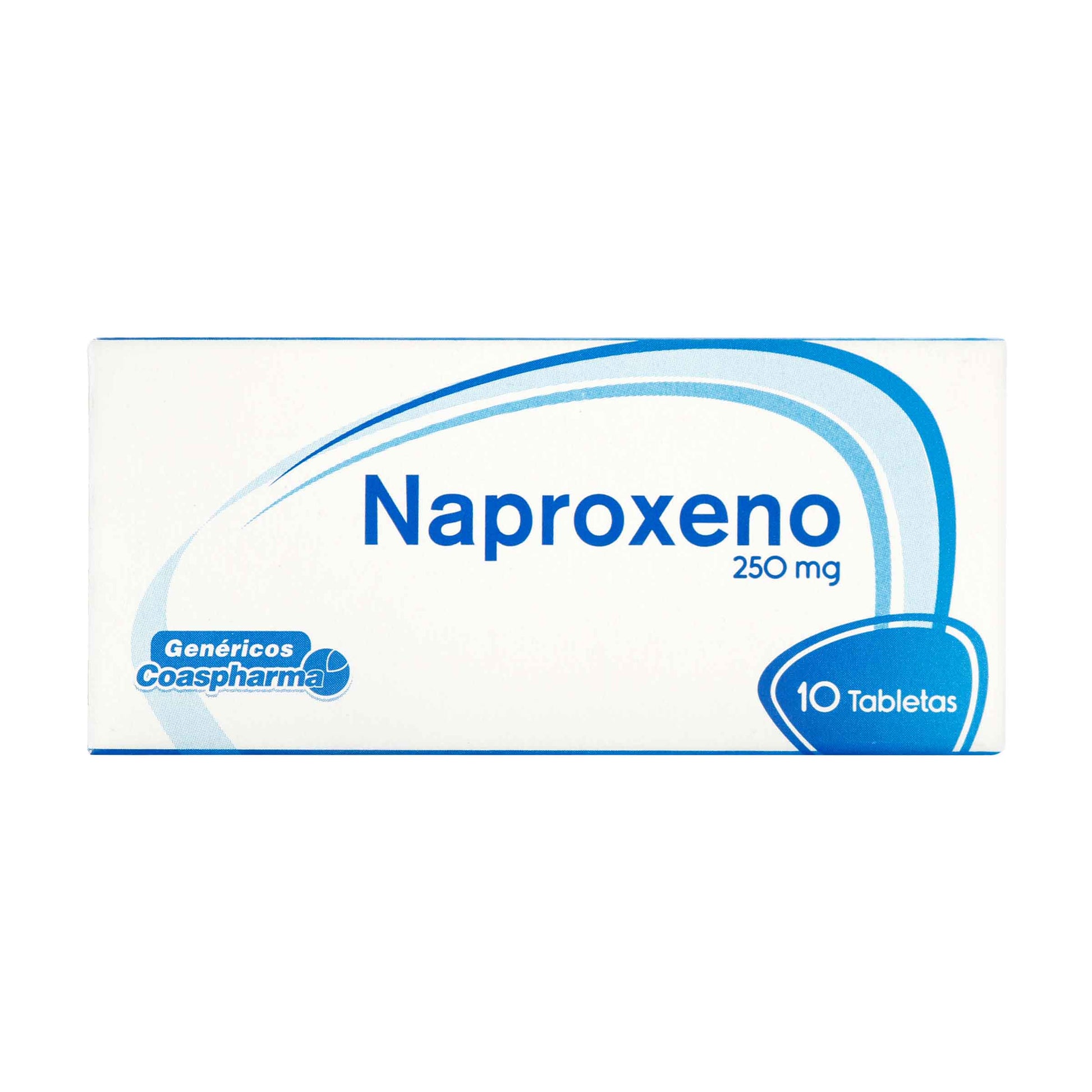 Naproxeno 250 mg X 10 Uds