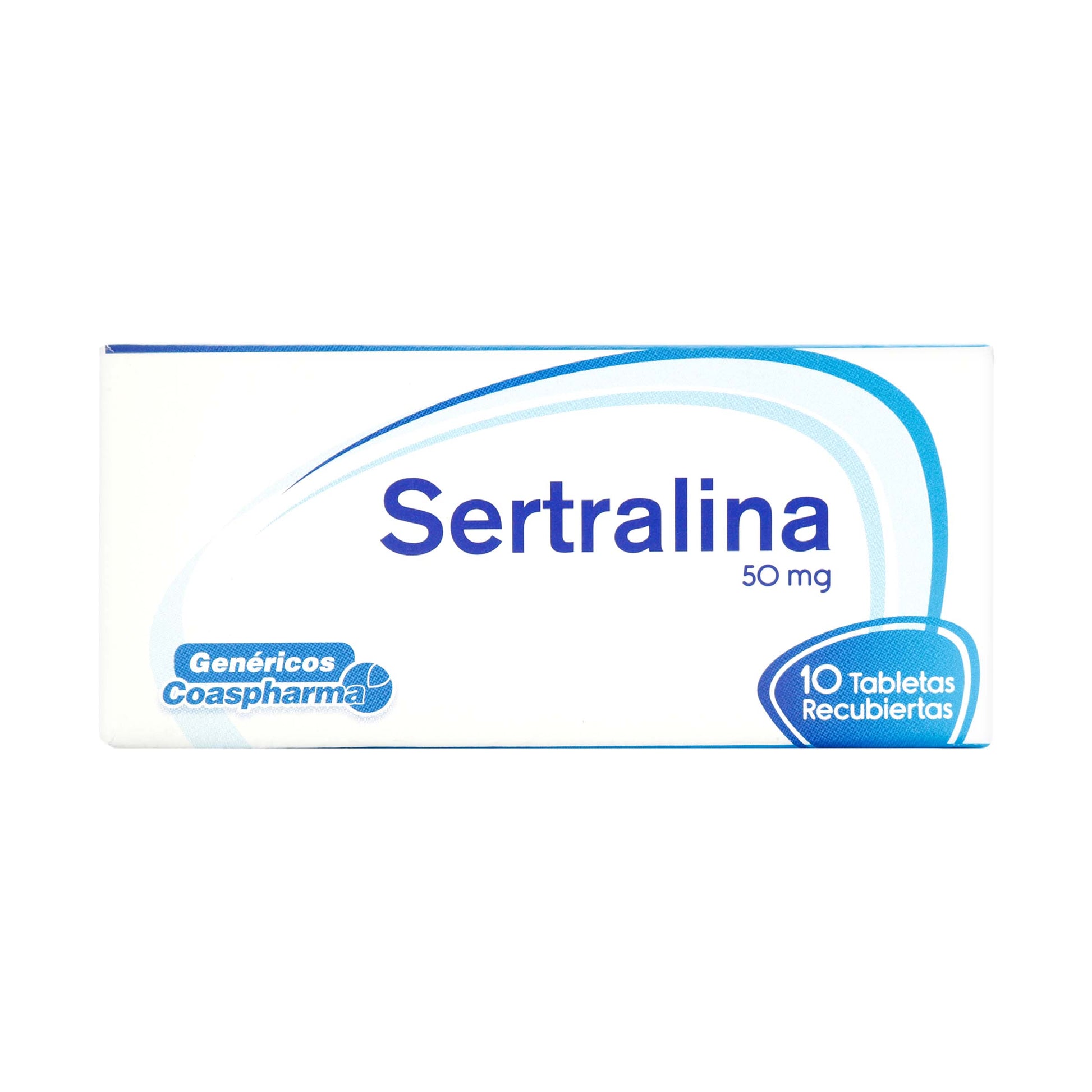 Sertralina 50 mg 10 Tabletas