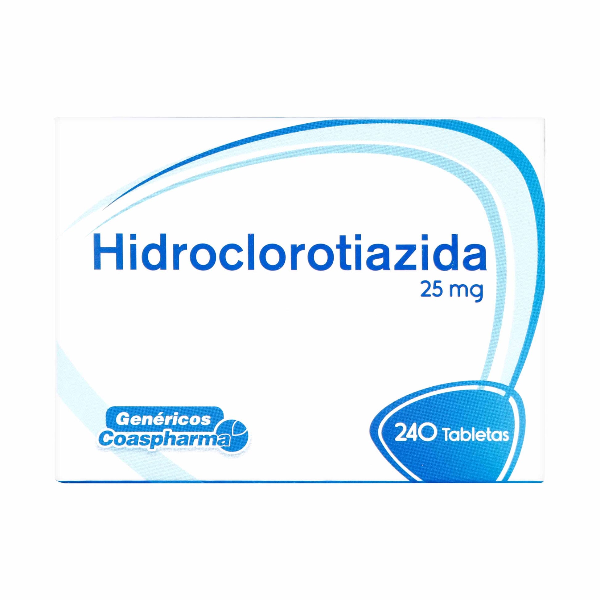 Hidroclorotiazida 25 mg 240 Tabletas.PENTA