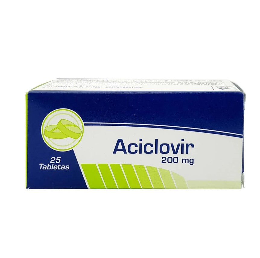 Aciclovir 200mg Cx25 Tableta Penicilina