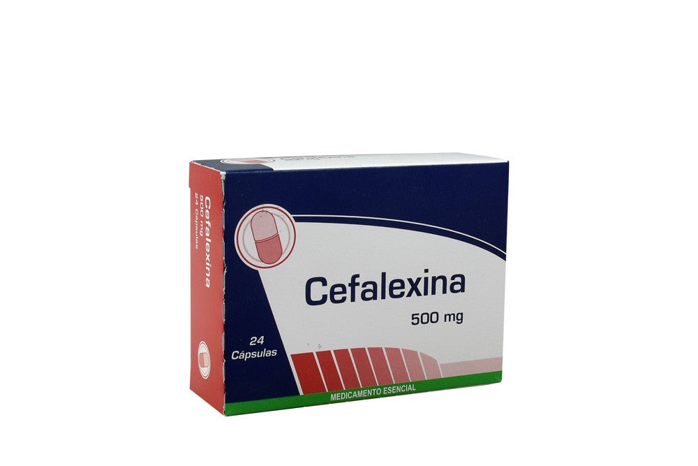 Cefalexina 500 mg X 24 Cápsula gONHER
