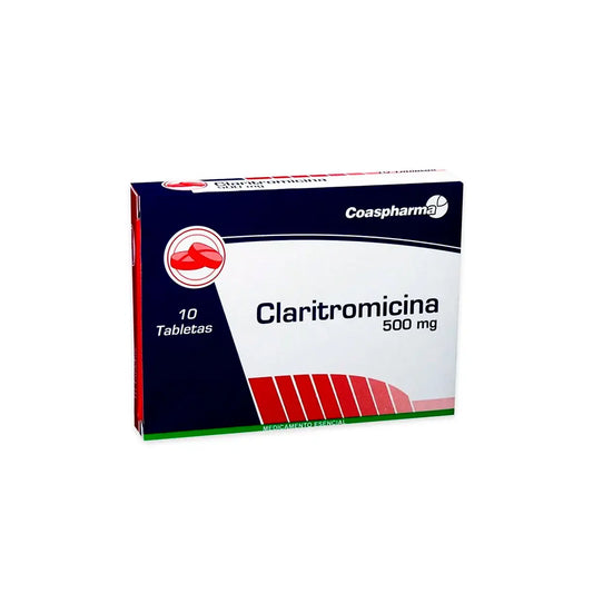 Claritromicina 500mg X 10 Tbs