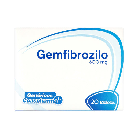 Gemfibrozilo 600 mg 20 Tabletas Penicilina