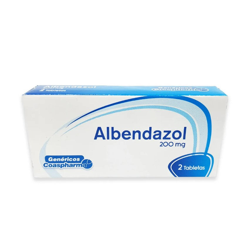 Albendazol 200 mg 2 Tabletas