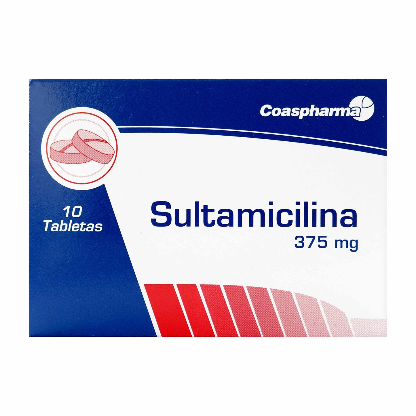 Sultamicilina 375 mg Tabletas 10