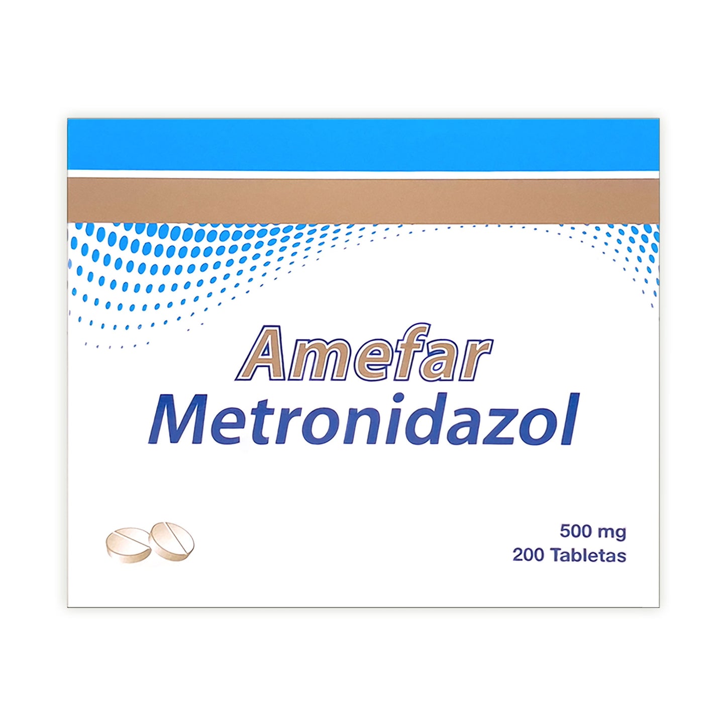 Amefar 500 mg 200 Tabletas Icom