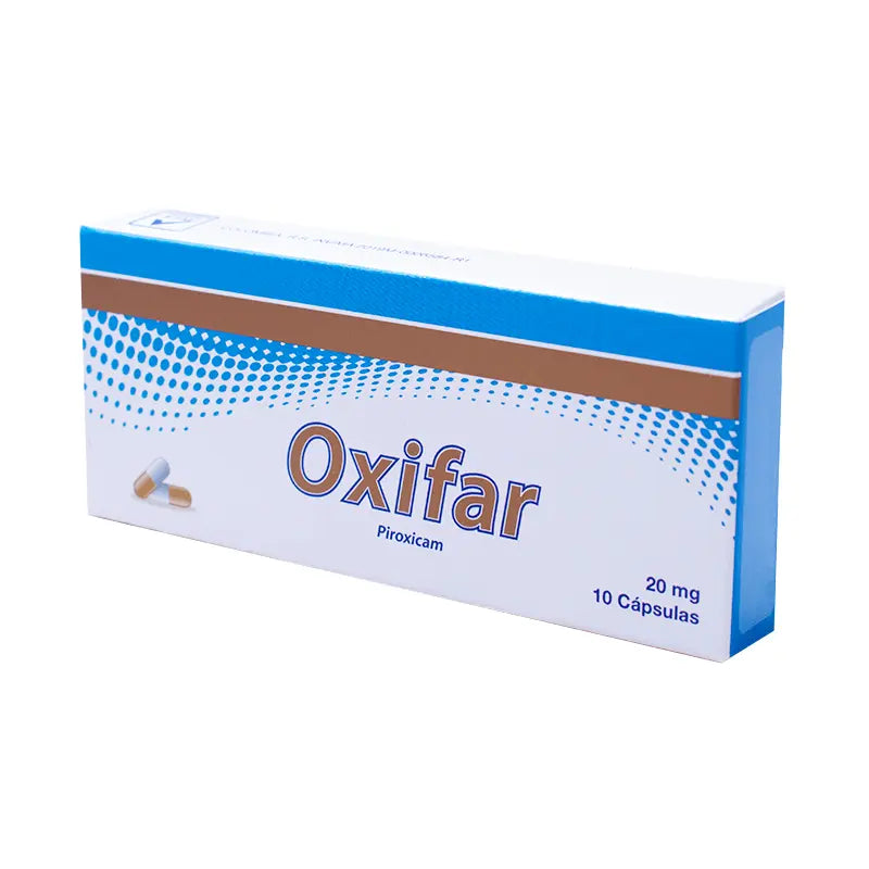 Oxifar Piroxicam 20 mg X 10 Cápsula