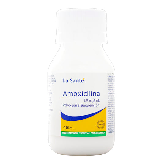 Amoxicilina 125 mg Suspensión 45 ml Ls (2)