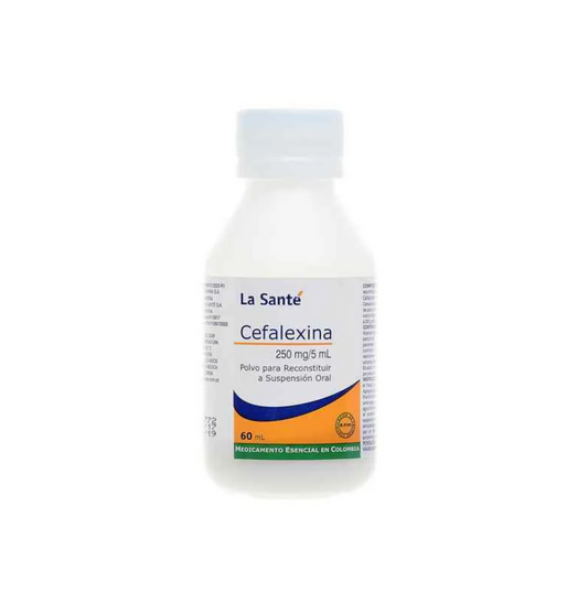 Cefalexina 250 mg Suspensión 60 ml Ls (2)