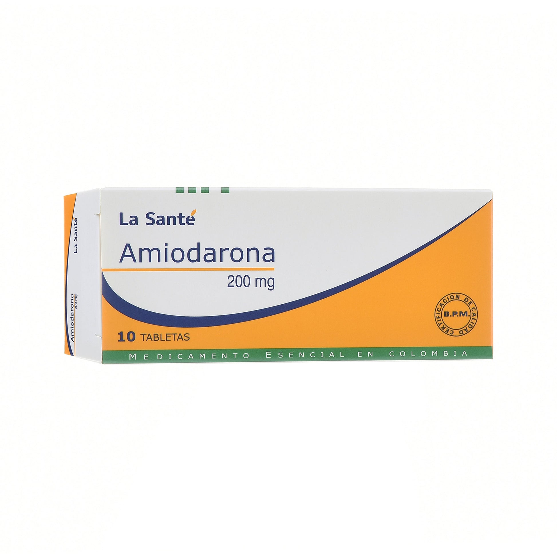 Amiodarona 200 mg 10 Tabletas Ls