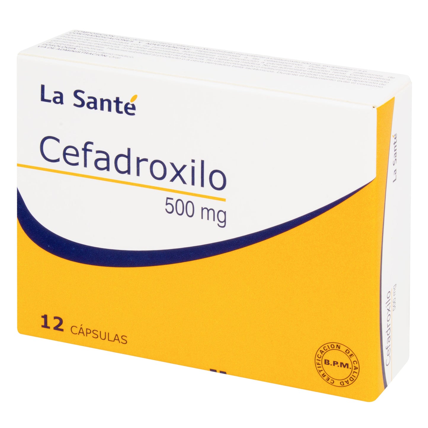 Cefadroxilo 500 mg 12 Cápsulas Ls