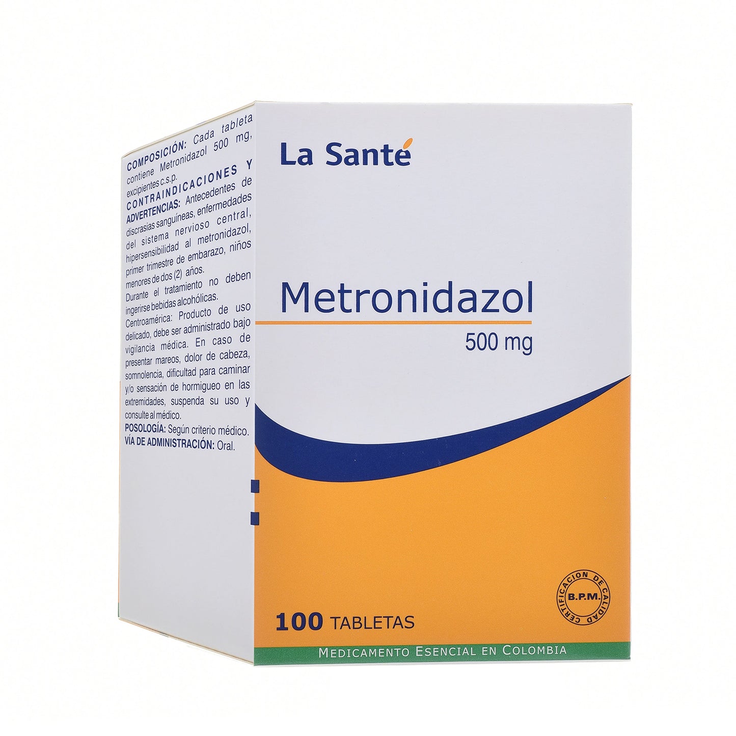 Metronidazol 500 mg 100 Tabletas Ls