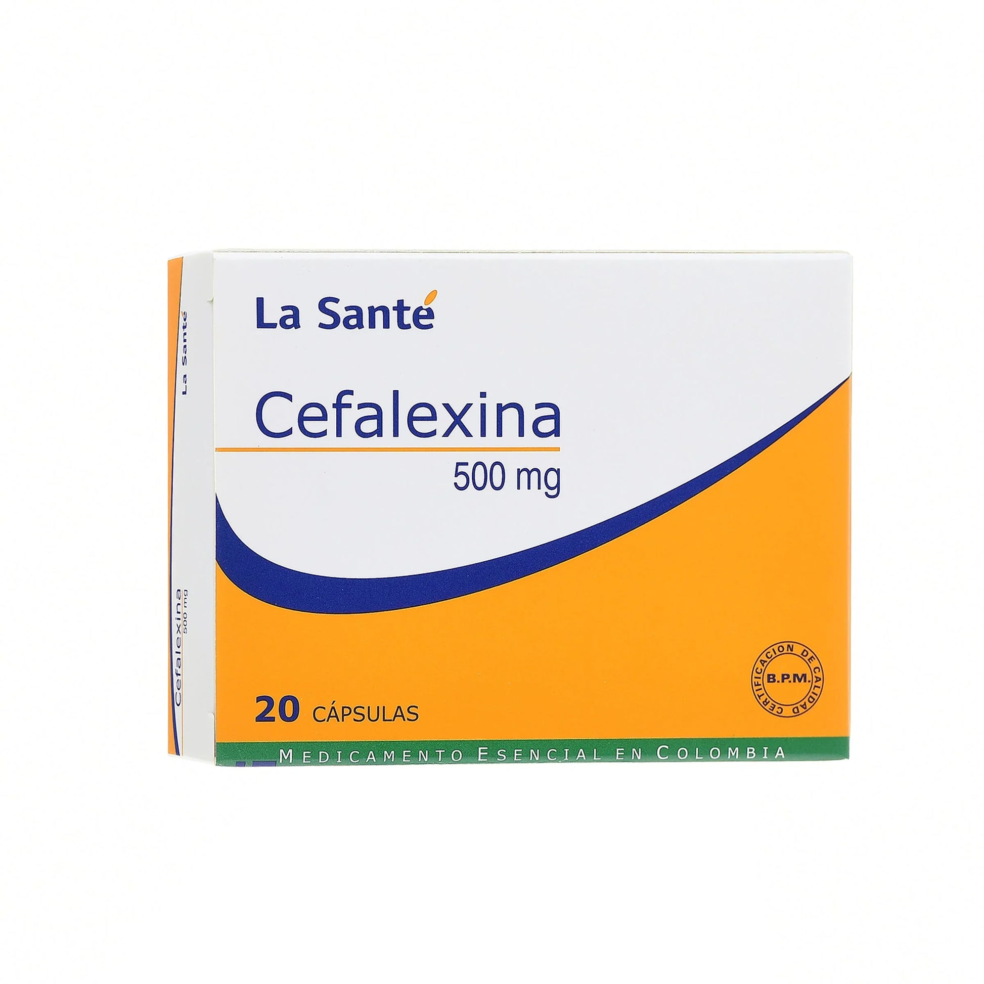 Cefalexina 500 mg 20 Cápsulas Ls