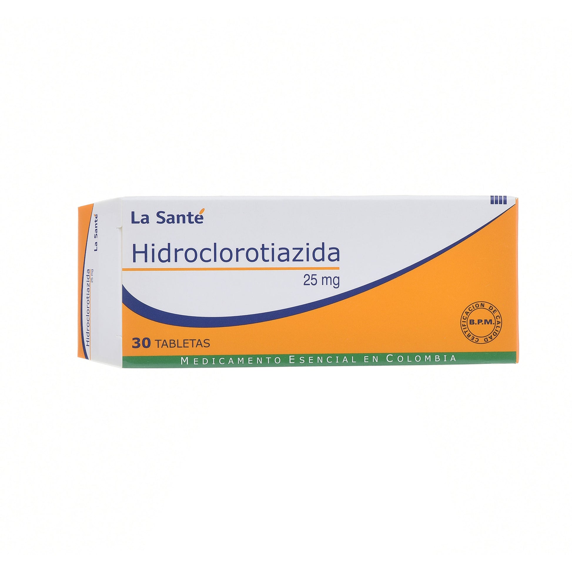 Hidroclorotiazida 25 mg 30 Tbs Ls