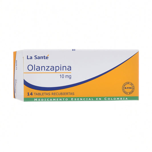 Olanzapina 10 mg 14 Tabletas Ls