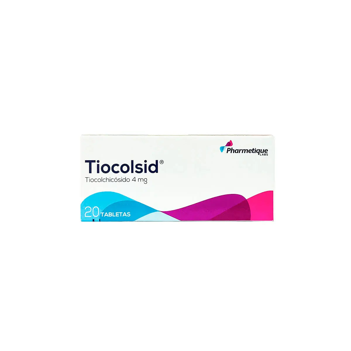 Tiocolsid 4 mg 20 Tabletas(3%+)