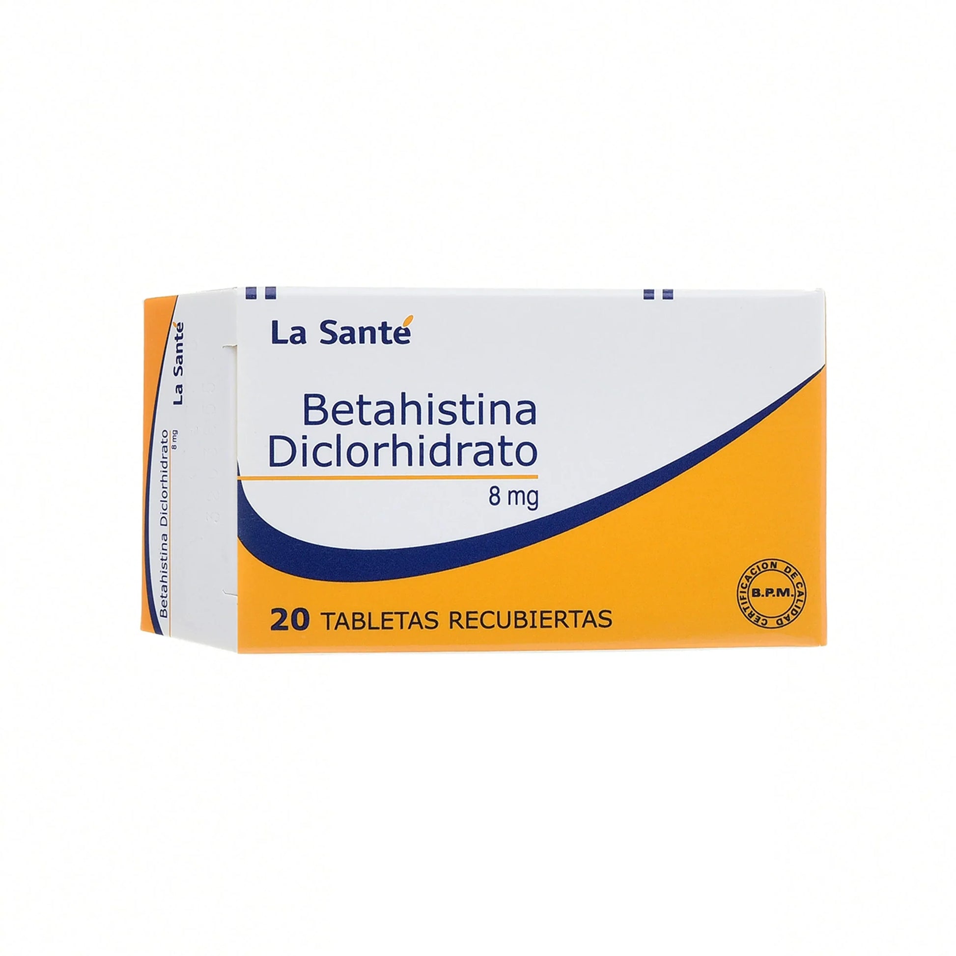 Betahistina 8 mg 20 Tabletas Ls
