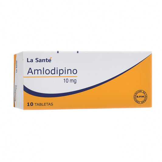 Amlodipino 10 mg 10 Tabletas Ls (2)
