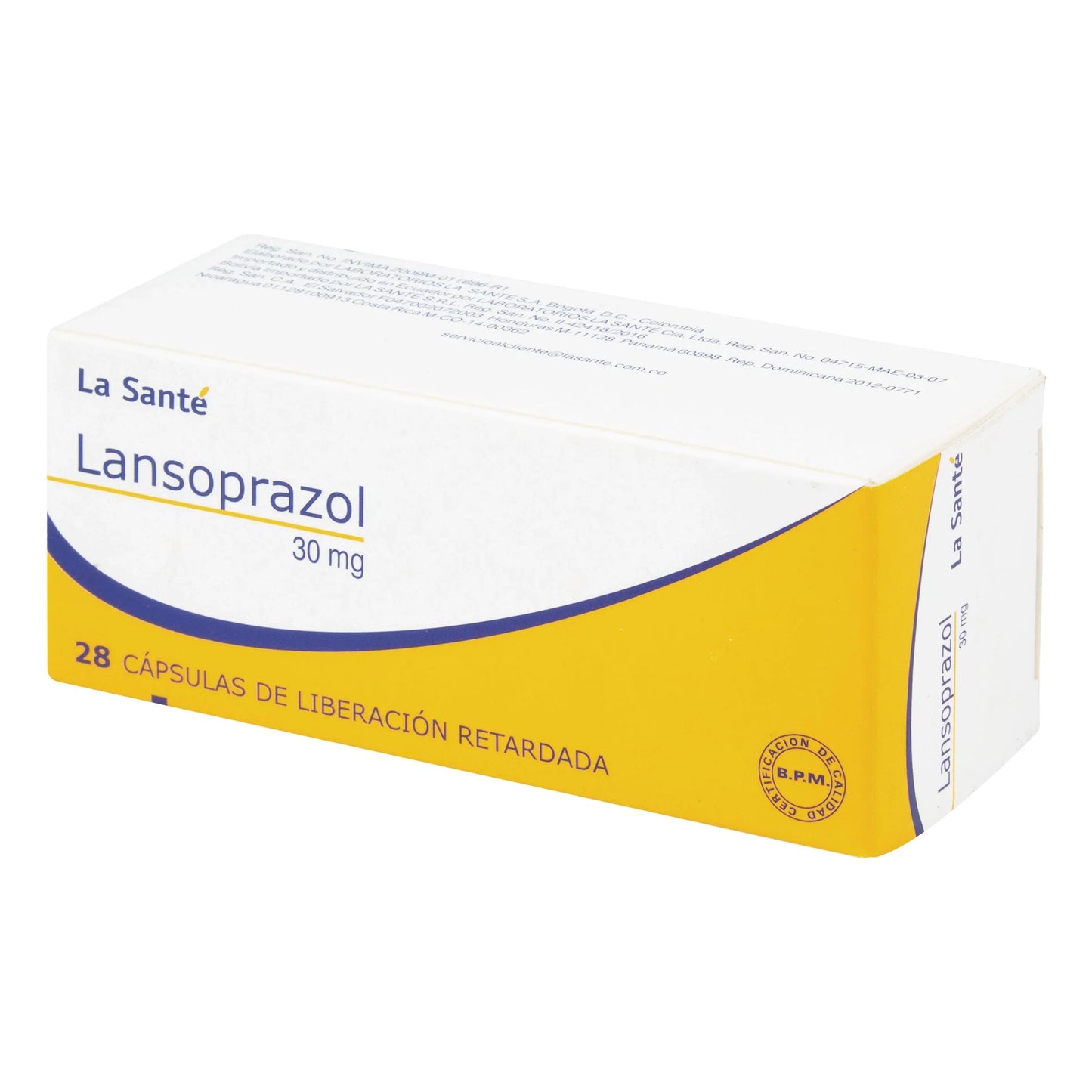 Lansoprazol 30 mg 28 Cápsulas Ls