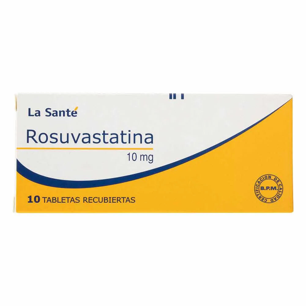 Rosuvastatina 10 mg 10 Tbs Ls