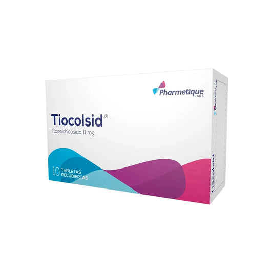 Tiocolsid 8 mg 10 Tabletas