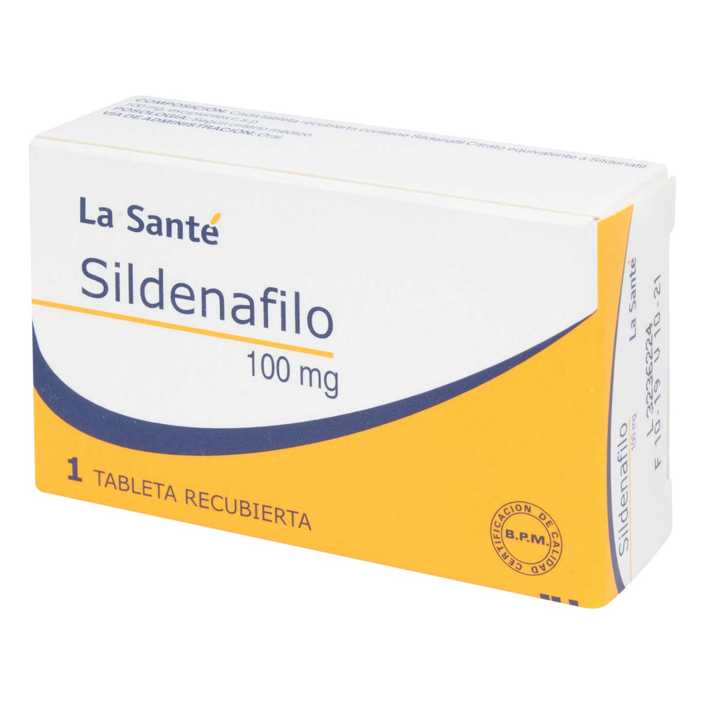 Sildenafil 100 mg 1 Tabletas Ls