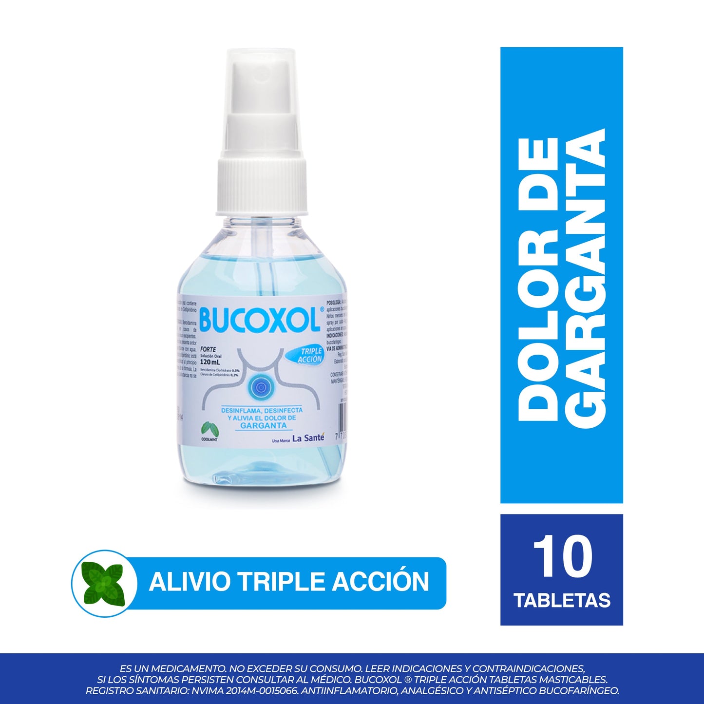 BucalOXOL Spray T.accion Coolmint 120ml