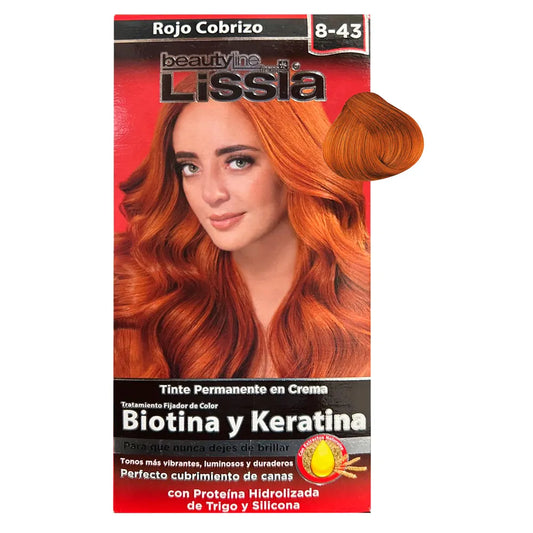 Tinte Rojo Cobrizo 8-43 Kits Lissia